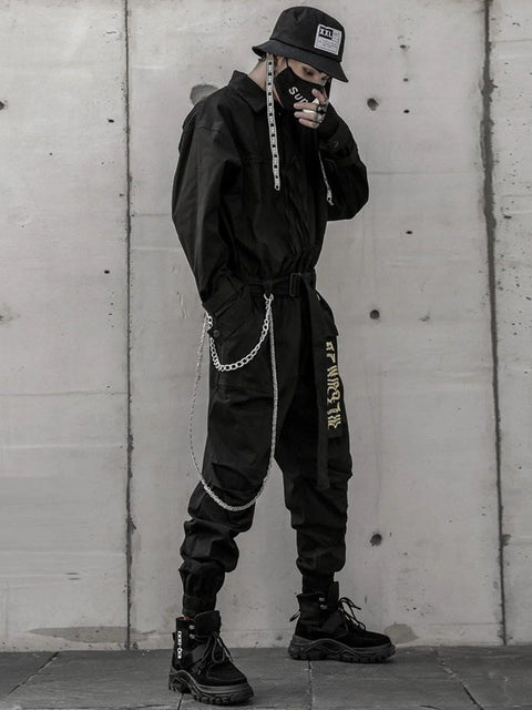 "Ribbon embroidery" Jumpsuit - Anagoc