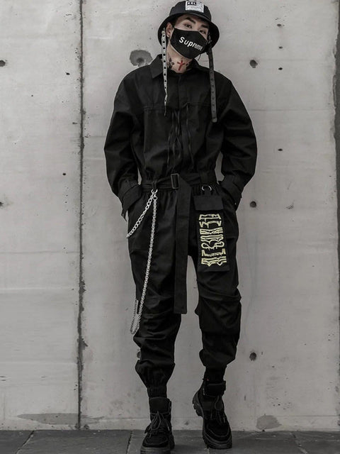 "Ribbon embroidery" Jumpsuit - Anagoc