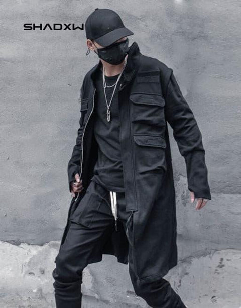 Long Techwear Jacket - Anagoc