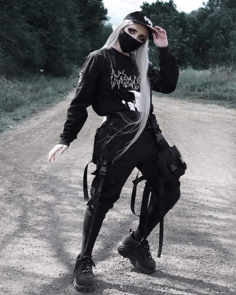 "Streamer stitching" Cargo Pants - Anagoc