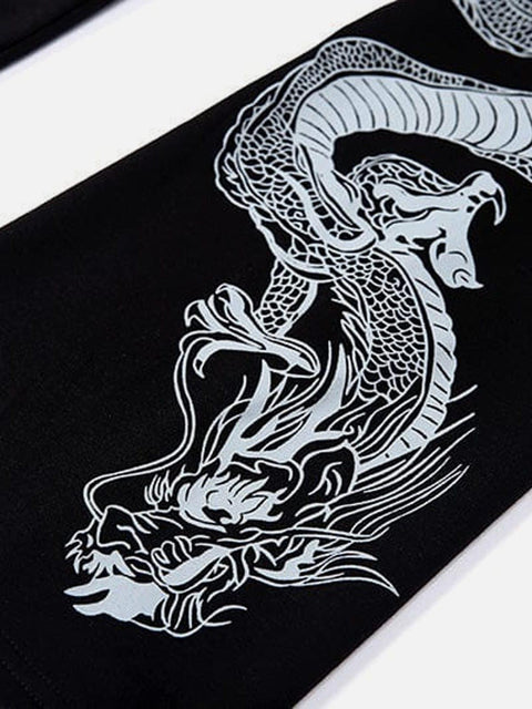 Dragon Embroidery Sweatshirt - Anagoc