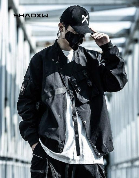 Techwear Bomber Jacket - Anagoc