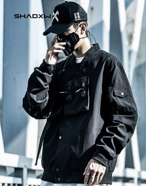 Techwear Bomber Jacket - Anagoc