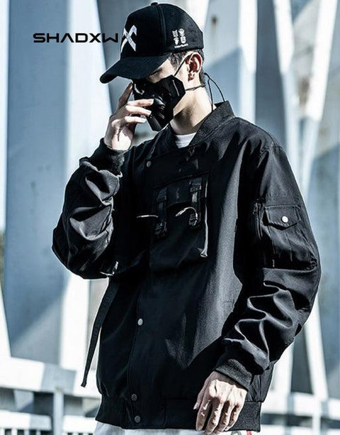 Techwear Bomber Jacket - Anagoc