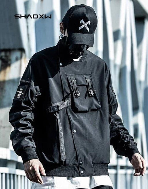 Techwear Bomber Jacket - Anagoc