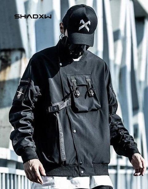 Techwear Bomber Jacket - Anagoc