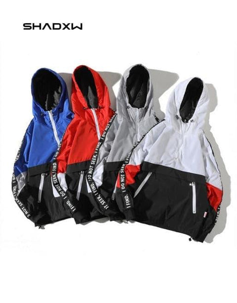 Windbreaker Bomber Jacket - Anagoc